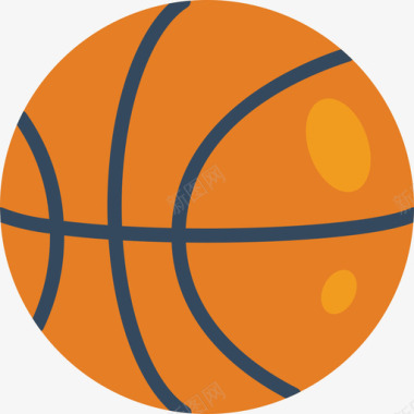 运动小人图标矢量素材篮球运动和游戏4平手图标图标
