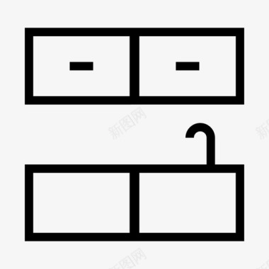 水槽洗碗机厨房烹饪厨房用具图标图标