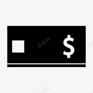网页设计卡通卡支付现金货币图标图标