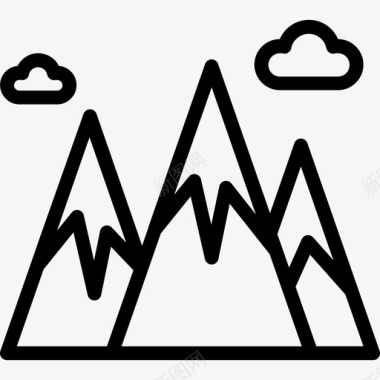 加略山山童子军2直线型图标图标