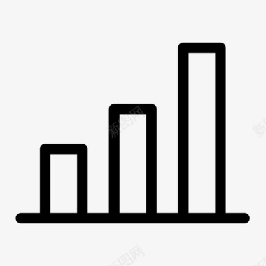 数学标识符条形图数学质量图标图标