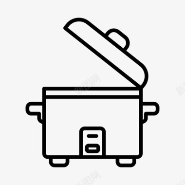 烹饪采购产品电饭锅电饭锅电器图标图标