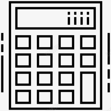 计算器加法器数字运算器图标图标