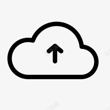 手机云服务应用云上传备份服务器图标图标