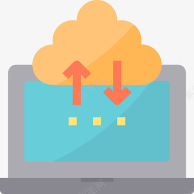 云计算价格表云计算通信113扁平图标图标