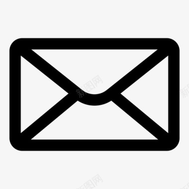 电子邮件信封邮递图标图标