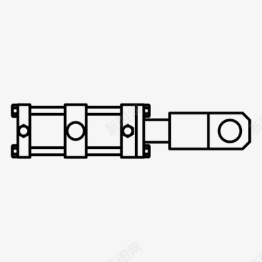 htc气缸液压气动图标图标