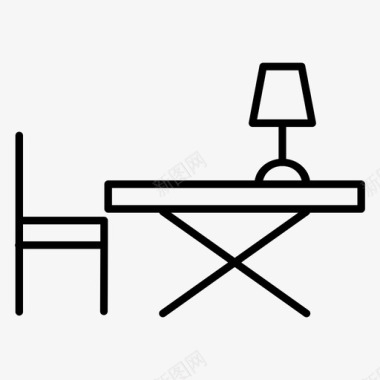 餐厅椅子家庭用具图标图标