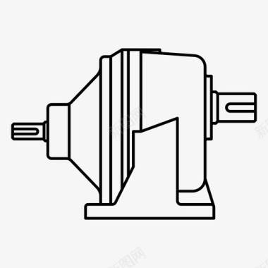 减速器变速箱发动机减速器图标图标