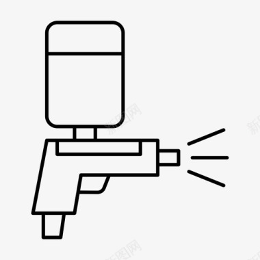 取钱机喷漆汽车喷漆机图标图标