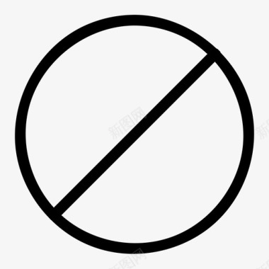 不抽烟不封锁拒绝图标图标