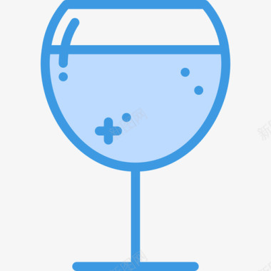 酒酒精饮料4蓝色图标图标