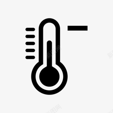 温度计寒冷的天气低温温度计图标图标
