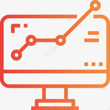 线图直线图启动31梯度图标图标