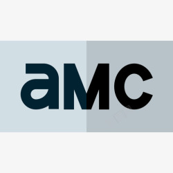 AMCAmc电影和电视标识平面图标高清图片
