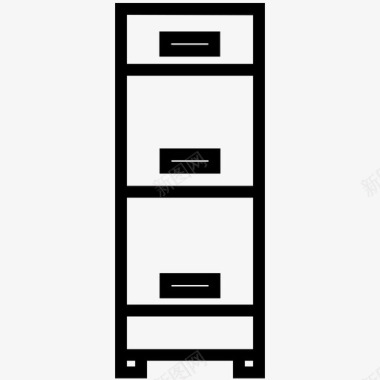 储藏室橱柜办公设备保险箱图标图标