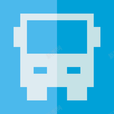 公共环境标识公共汽车公共标志公寓图标图标