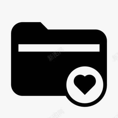夹心爱的文件夹心喜欢图标图标