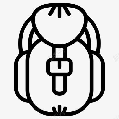 小猪包背包行李包图标图标