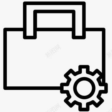 电动车保养工具箱机械工备件图标图标