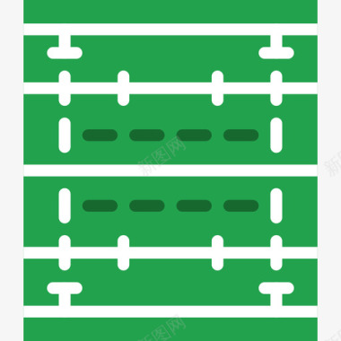 图标设计高端橄榄球场运动74平坦图标图标