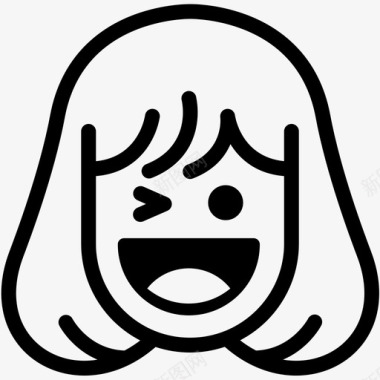 尬笑笑表情情感图标图标