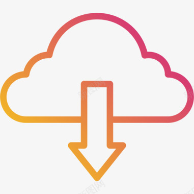云计算背景图片云计算云13梯度图标图标