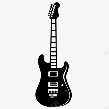 夏维尔吉他电子乐器图标图标