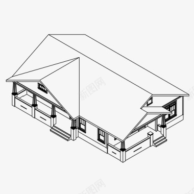 小屋小屋建筑家图标图标