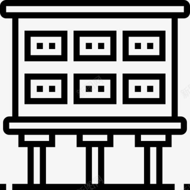 棒球球棒得分棒球16分直线图标图标