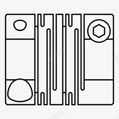 三菱重工标识联轴器连接重工业图标图标