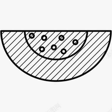 水果蔬菜沙拉西瓜水果食物图标图标