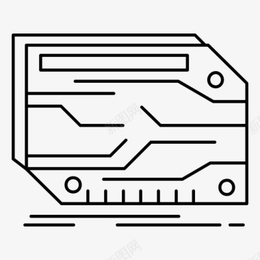 SIM卡卡硬件工程与互联网图标图标