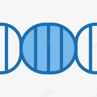 Dna医疗保健10蓝色图标图标