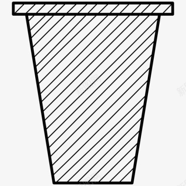杯子一杯水餐厅图标图标