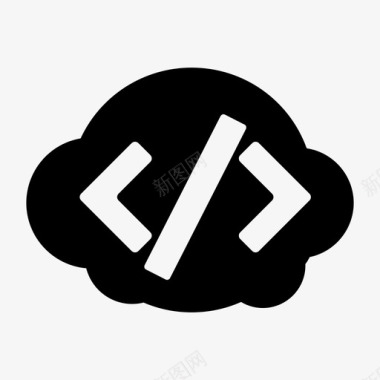 云开发者应用代码编程图标图标