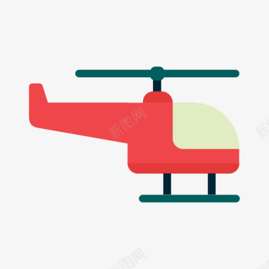 直升飞机图标