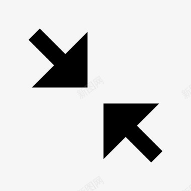 展台折叠最小化折叠调整大小图标图标