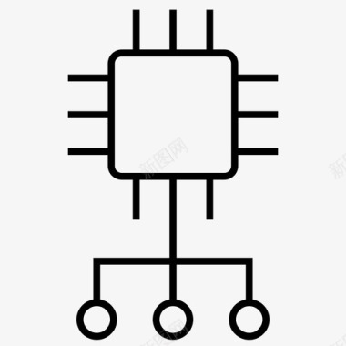 智能门窗图标机器学习算法人工智能图标图标