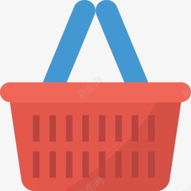 购物篮超市27扁平图标图标