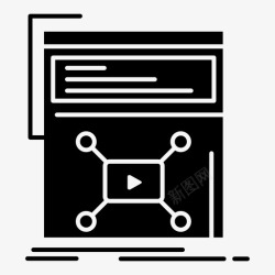 经济视频视频营销网页网络图标高清图片