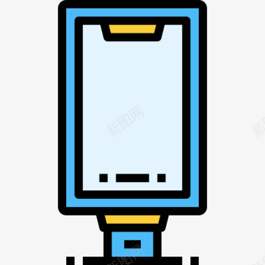 广告牌数字广告线性色彩图标图标