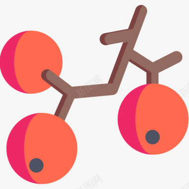 秋季蔬菜浆果秋季55平坦图标图标