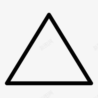 三角形几何图形图形工具图标图标