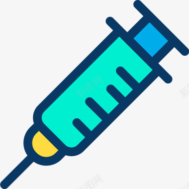 三接口线注射器接口63线颜色图标图标