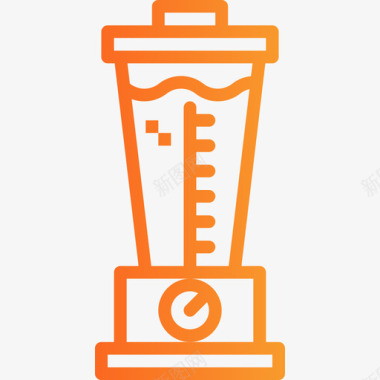 搅拌机厨房工具18梯度图标图标