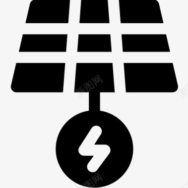 电池能量太阳能电池板生态146填充图标图标
