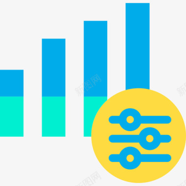 条形素材条形图分析2平面图图标图标