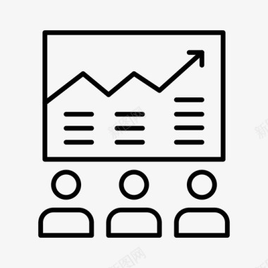 企业发展规划团队箭头业务图标图标