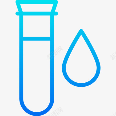 滋补保健血液测试保健4梯度图标图标